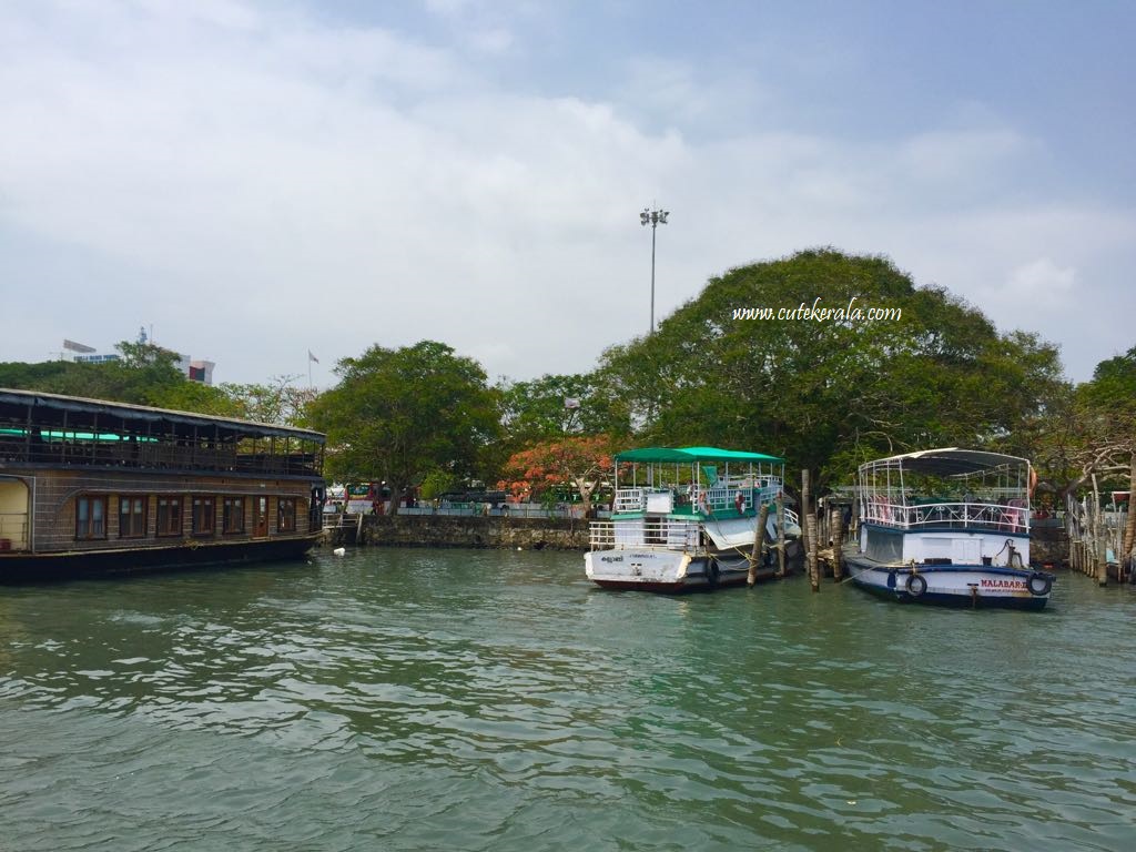 Boating at Kochi lake